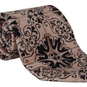 Dolce & Gabbana Stunning Silk Gentleman’s Tie in Rich Brown