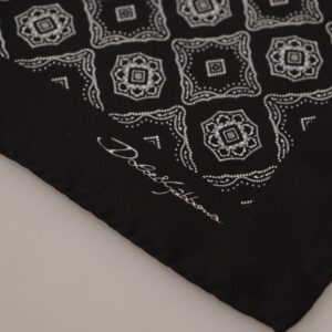 Dolce & Gabbana Elegant Geometric Silk Square Scarf