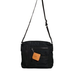 Tod’s Black Canvas Pockets Crossbody Strap Shoulder Bag