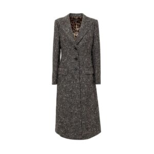 Dolce & Gabbana Brown Wool Jackets & Coat