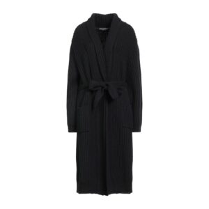 Dolce & Gabbana Black Wool Jackets & Coat