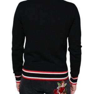 Dolce & Gabbana Black Cashmere Pig of the Year Pullover Sweater