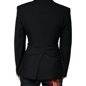 Dolce & Gabbana Black White Single Breasted Dress Blazer