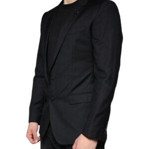 Dolce & Gabbana Black MARTINI Bee Single Breasted Blazer