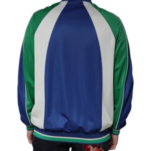 Dolce & Gabbana Multicolor Polyester Full Zip Bomber Jacket