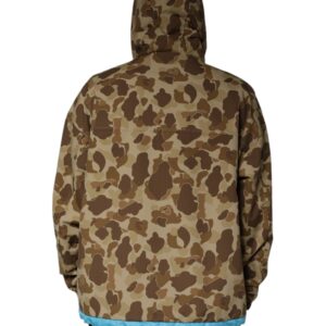 Dolce & Gabbana Brown Camouflage Hooded Pullover Jacket