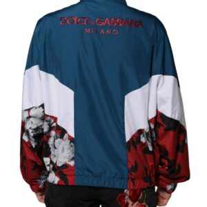 Dolce & Gabbana Multicolor Polyester Full Zip Jacket