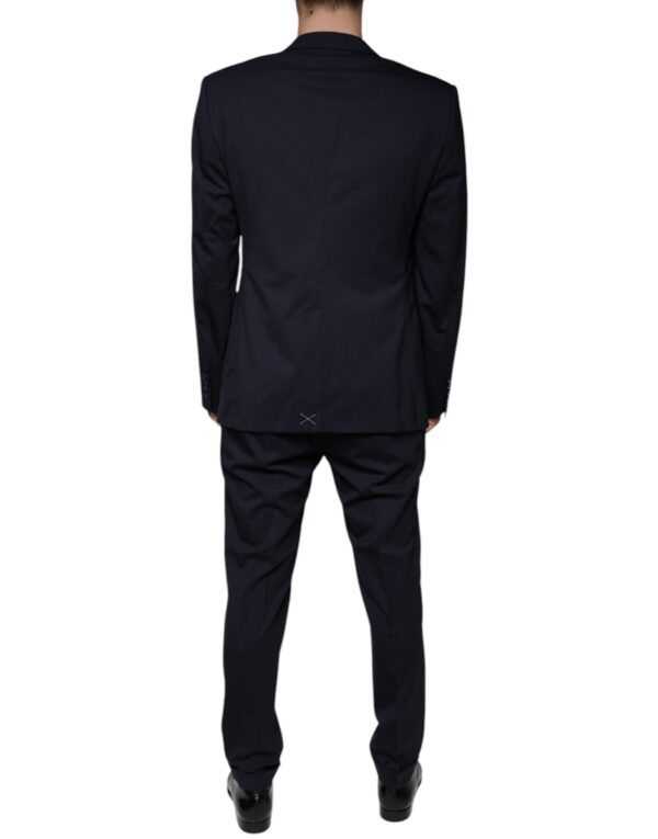 Dolce & Gabbana Dark Blue Formal Tuxedo 2 Piece Suit - Image 4