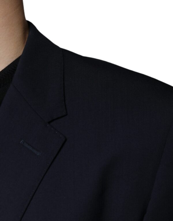 Dolce & Gabbana Dark Blue Formal Tuxedo 2 Piece Suit - Image 6