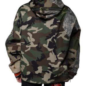 Dolce & Gabbana Multicolor Camouflage Hooded Sweatshirt Sweater