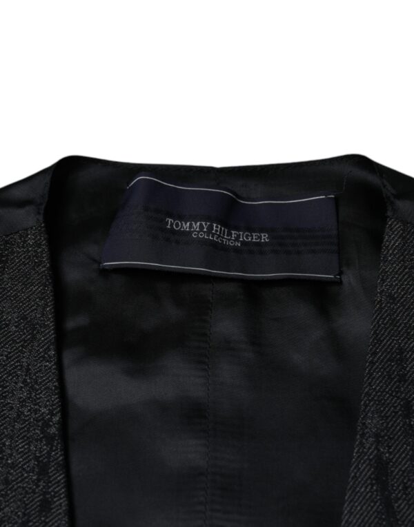 Dolce & Gabbana Black Wool Sleeveless Dress Waistcoat Vest - Image 7