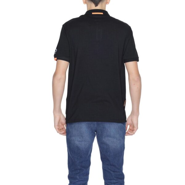 Suns Black Cotton Polo Shirt - Image 2