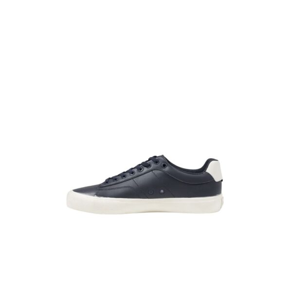 Hugo Boss Blue Leather Sneaker - Image 3