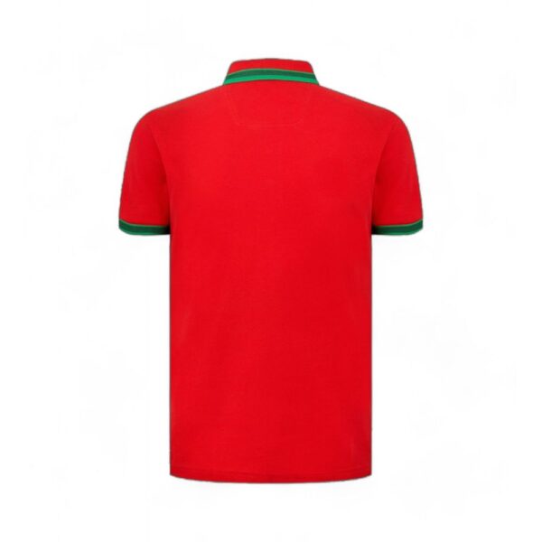 Hugo Boss Red Cotton Polo Shirt - Image 2