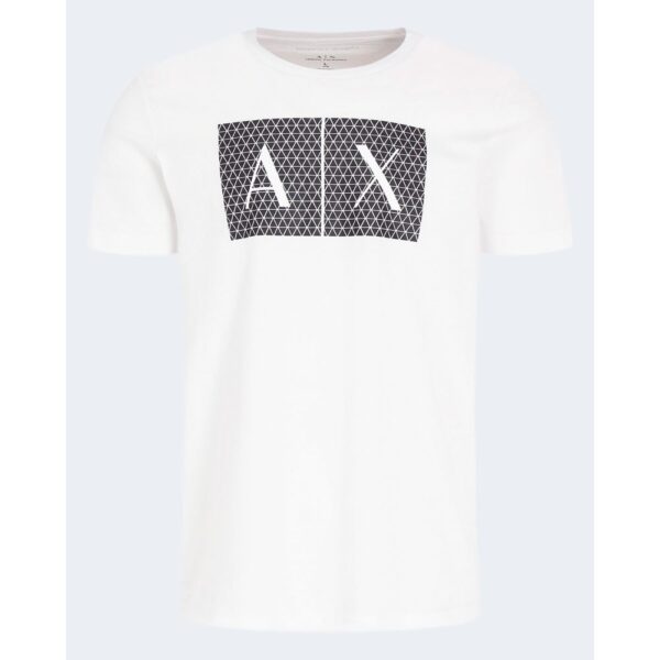 Armani Exchange White Cotton T-Shirt - Image 4