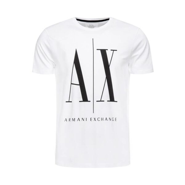 Armani Exchange White Cotton T-Shirt - Image 4