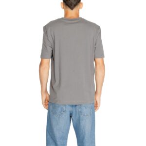 Hugo Boss Gray Cotton T-Shirt