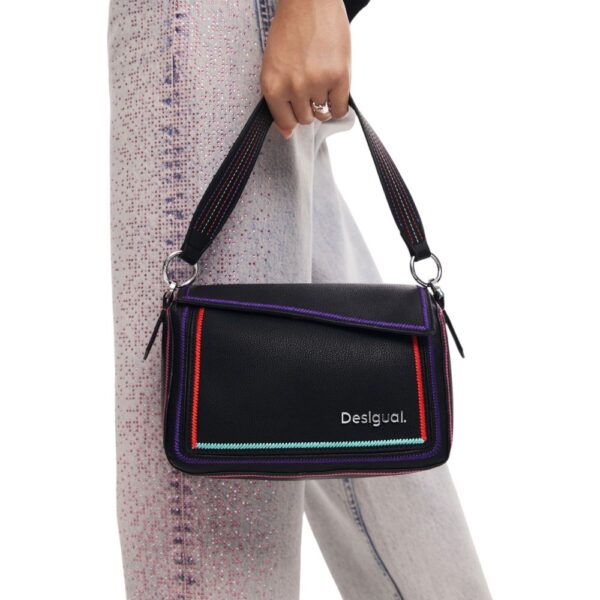 Desigual Black Polyethylene Handbag - Image 5