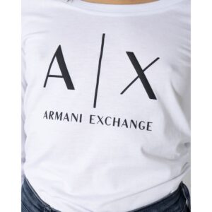 Armani Exchange White Cotton Tops & T-Shirt