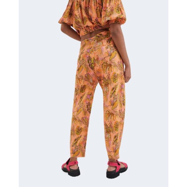 Desigual Orange Linen Jeans & Pant - Image 3