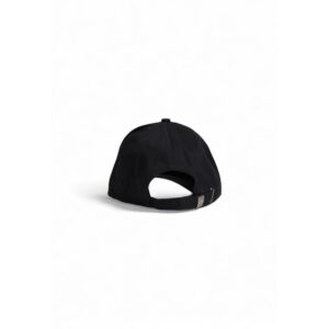 Icon Black Cotton Hats & Cap