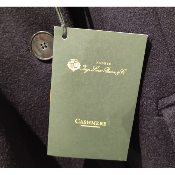 Made in Italy Blue Cashmere Jackets & Coat - Image 3