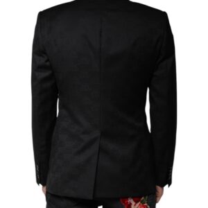 Dolce & Gabbana Black Wool Single Breasted Formal Blazer