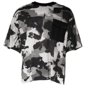 Dolce & Gabbana Multicolor Camouflage Cotton Crewneck T-shirt