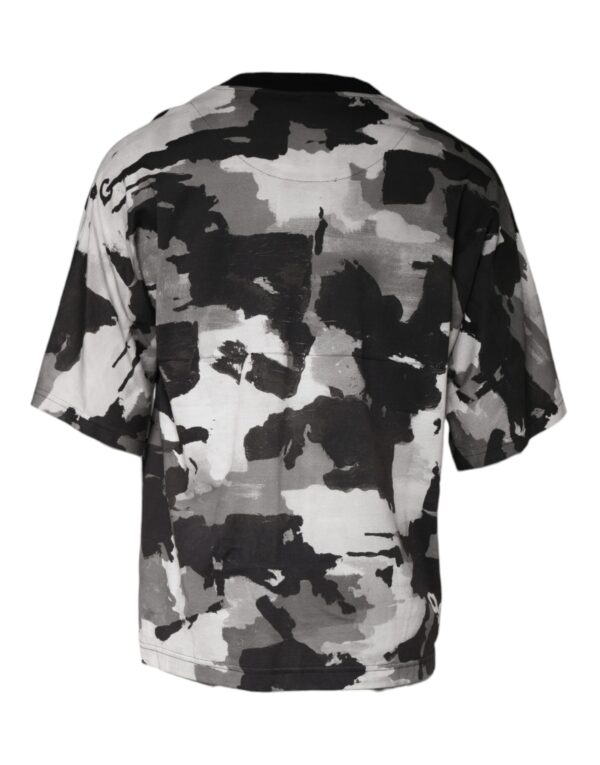 Dolce & Gabbana Multicolor Camouflage Cotton Crewneck T-shirt - Image 5