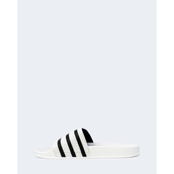 Adidas White Polyester Sandal - Image 3