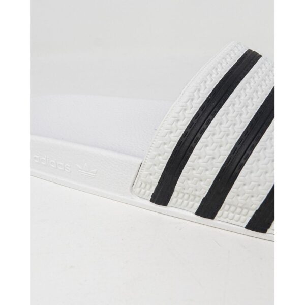 Adidas White Polyester Sandal - Image 4