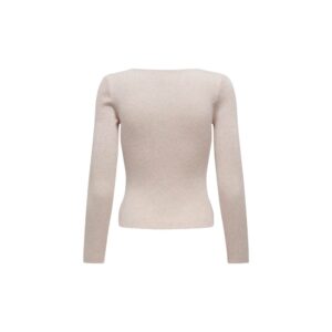 Only Beige Viscose Sweater