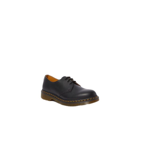 Dr. Martens Black Leather Flat Shoe - Image 3