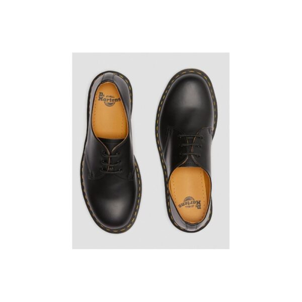 Dr. Martens Black Leather Flat Shoe - Image 4