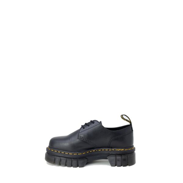 Dr. Martens Black Leather Flat Shoe - Image 2