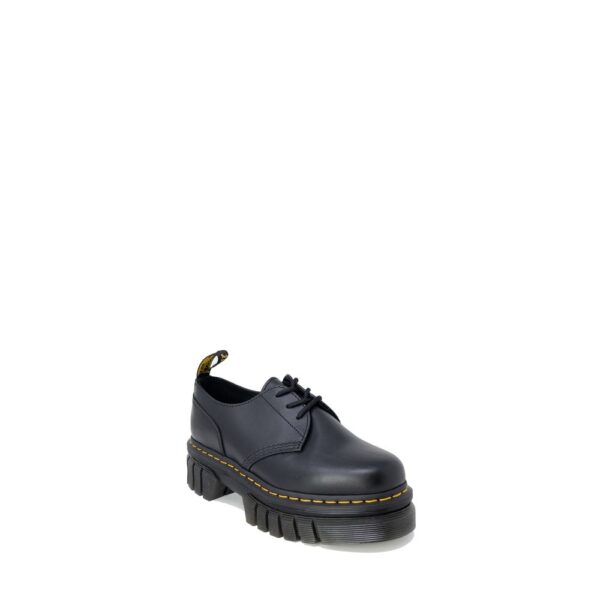 Dr. Martens Black Leather Flat Shoe - Image 3