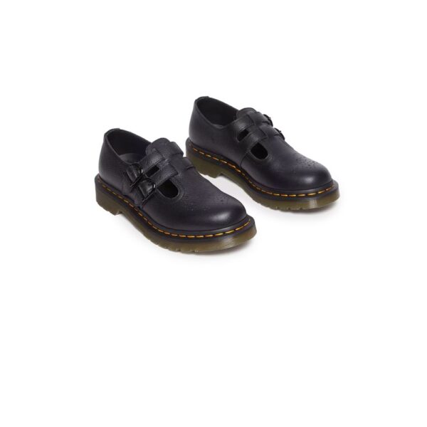 Dr. Martens Black Leather Flat Shoe - Image 5