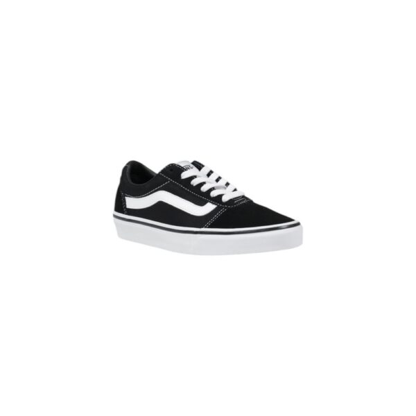 Vans Black And White Suede Sneaker - Image 2