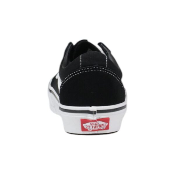 Vans Black And White Suede Sneaker - Image 4