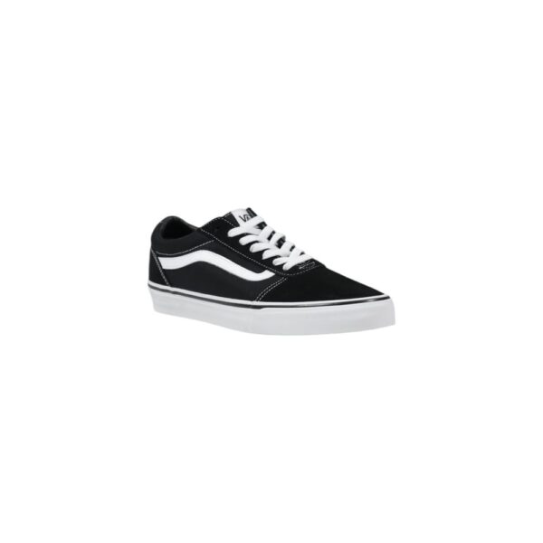 Vans Black And White Suede Sneaker - Image 2