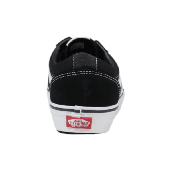 Vans Black And White Suede Sneaker - Image 4