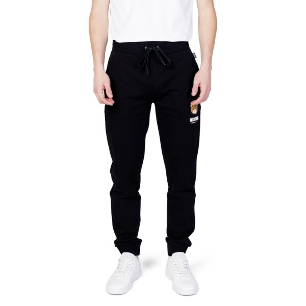 Moschino Black Cotton Jeans & Pant