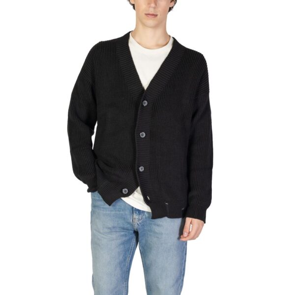 Underclub Black Cotton Cardigan - Image 5