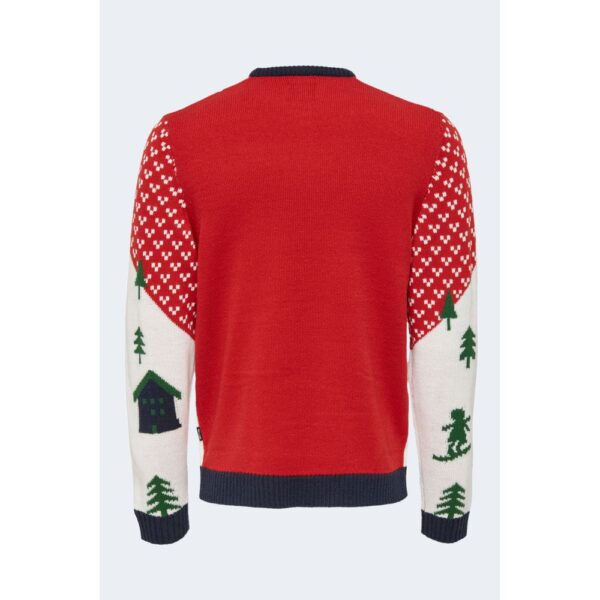 Only & Sons Red Acrylic Sweater - Image 5