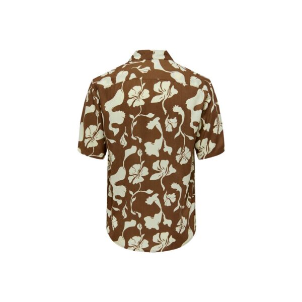 Only & Sons Brown Viscose Shirt - Image 2