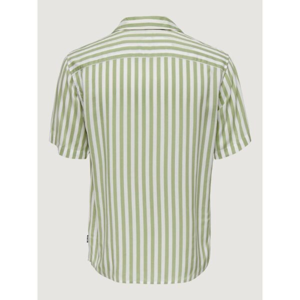 Only & Sons Green Viscose Shirt - Image 5