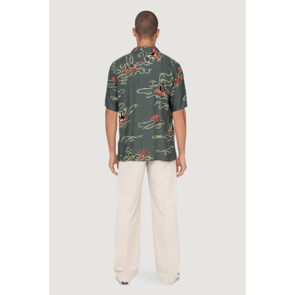 Only & Sons Green Viscose Shirt - Image 5