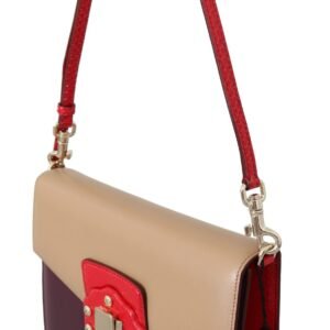 Dolce & Gabbana Exquisite LUCIA Leather Shoulder Bag