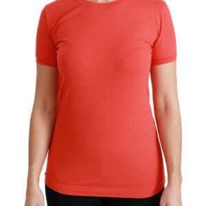 Dolce & Gabbana Elegant Red Crewneck Short Sleeve Tee