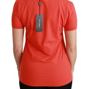 Dolce & Gabbana Elegant Red Crewneck Short Sleeve Tee